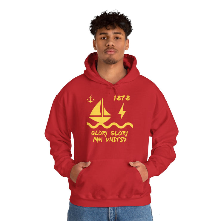 Red & Yellow Manchester United Hoodie