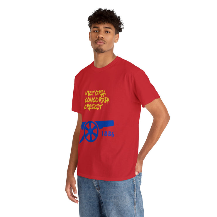 Red, Gold and Blue Arsenal T-shirt